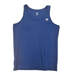 Rabbit Running Tank Medium Mens Blue Athletic Singlet Performance Athletic Gym